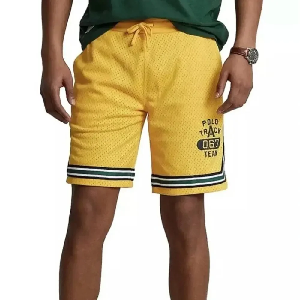 Polo Ralph Lauren NWT Mesh Track Team Active & Graphic Shorts Size 2XB/2TG